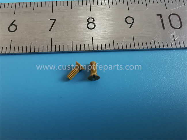 commande numérique par ordinateur de 2mm usinant la résistance à hautes températures de pièces de vis en plastique de PAI Torlon 4203
